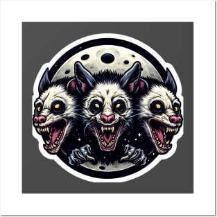 Three Possum Moon Posters and Art